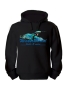Preview: Waterworld Hoody Eisvogel schwarz
