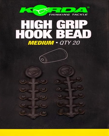Korda High Grip Hook Bead Medium