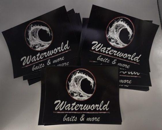 Waterworld Merch Aufkleber 3er Set