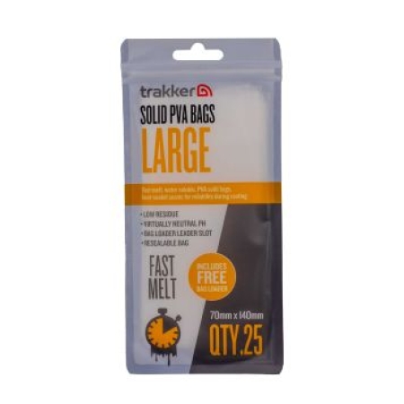 Trakker Solid PVA Bags (Large) 