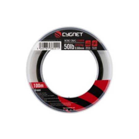 Mono Snag Leader (50lb)(22.67kg)(0.60mm)(100m)(Green)