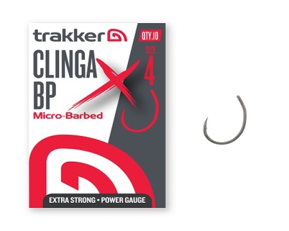 Trakker Clinga BP XS Hooks Size 4 (Barbed)