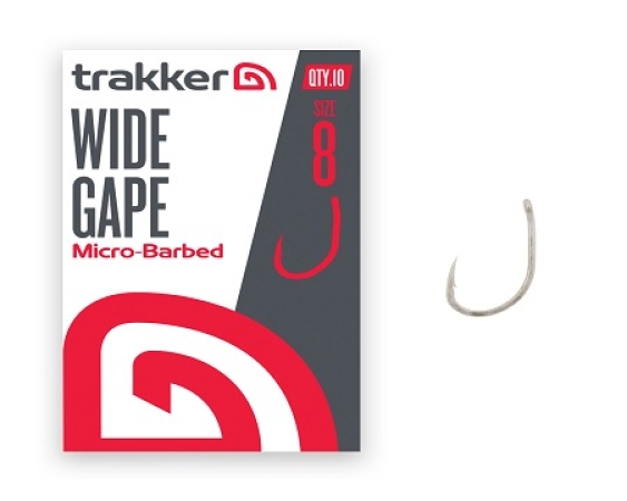 Trakker Wide Gape XS Hooks Size 4 (Barbed)
