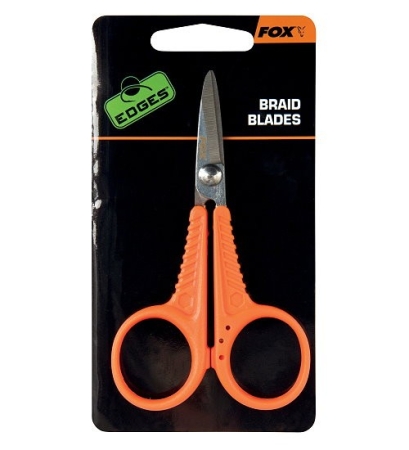 Fox Edges Braid Blades Scissors Orange