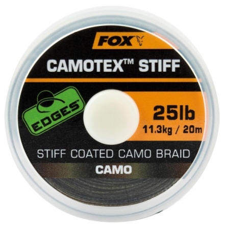 Fox Edges 25lbs Camotex Stiff Coated Braid