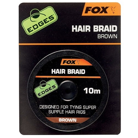 Fox Edges Hair Braid Brown 10m