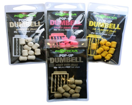Korda PopUp Dumbell Weiß Banoffee 16mm