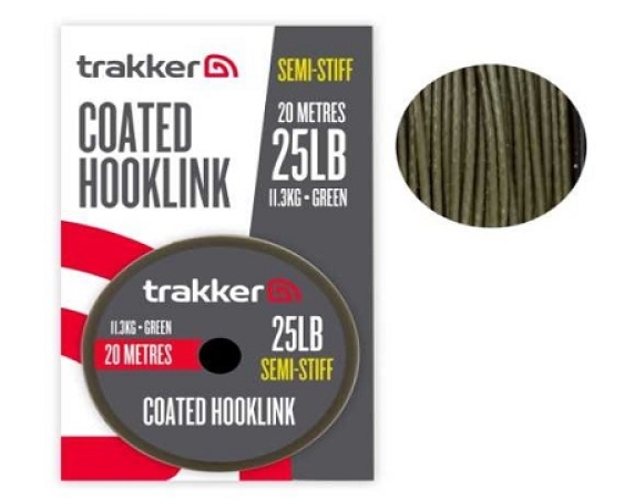 Trakker Semi Stiff Coated Hooklink (25lb)(11.3kg)(20m) 