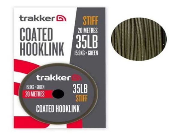 Trakker Stiff Coated Hooklink (35lb)(15.9kg)(20m) 